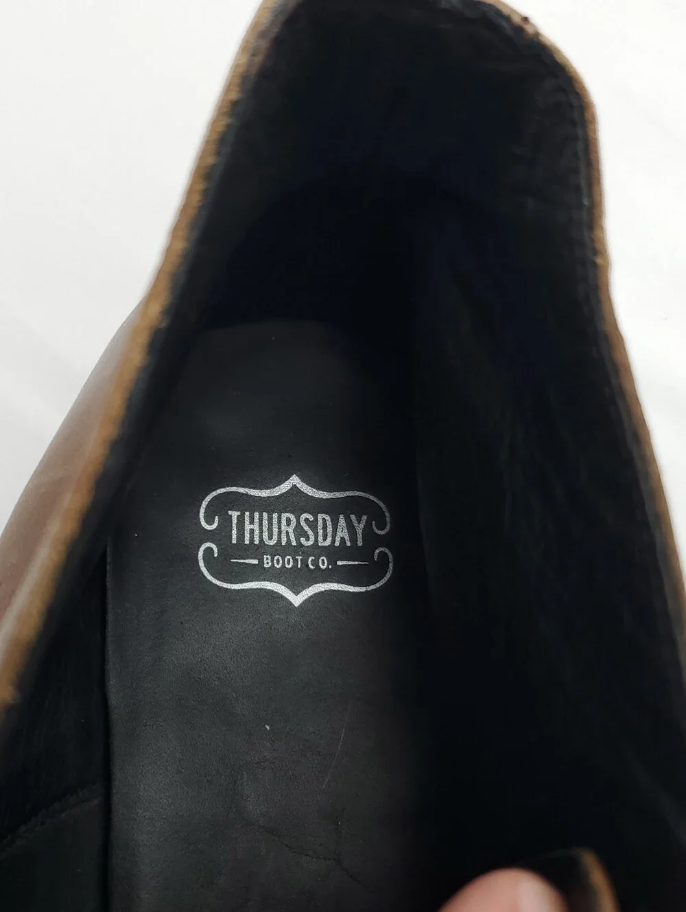 Thursday Boot Cadet Cap Toe Leather Boots Walnut/Brown Men’s Handcrafted Size 11